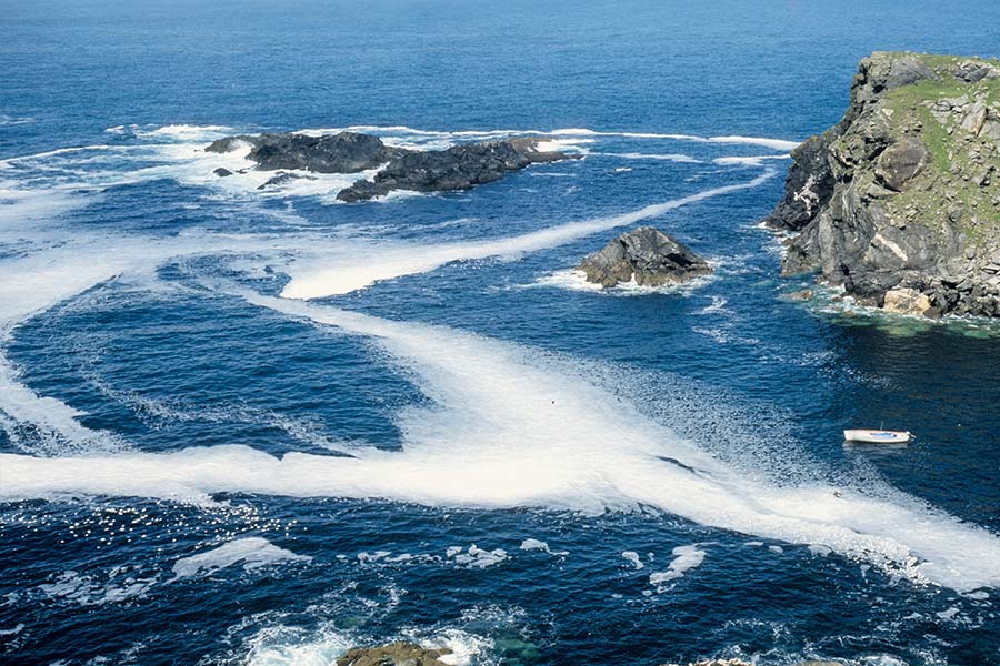 Turbulente stroming in Schotland