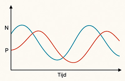 Prooi predatie grafiek