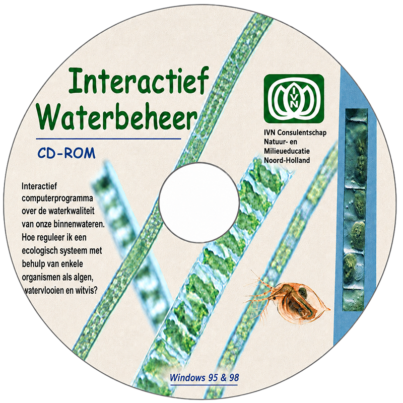 een label van de oude interactieve Watervlo-module